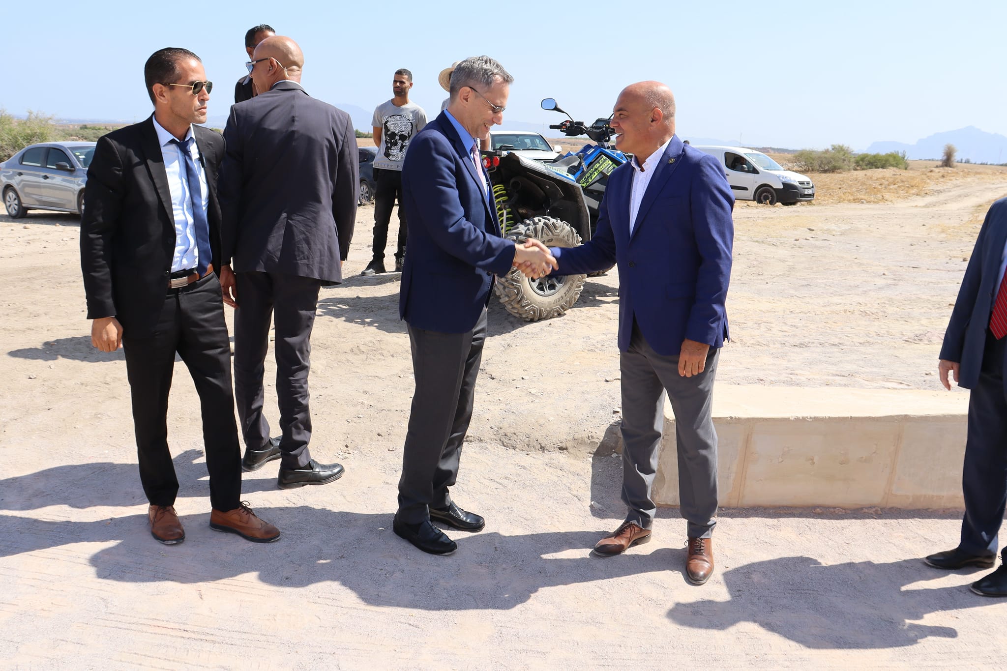 Inaugurating the archaeological storage project for the Oudhna site